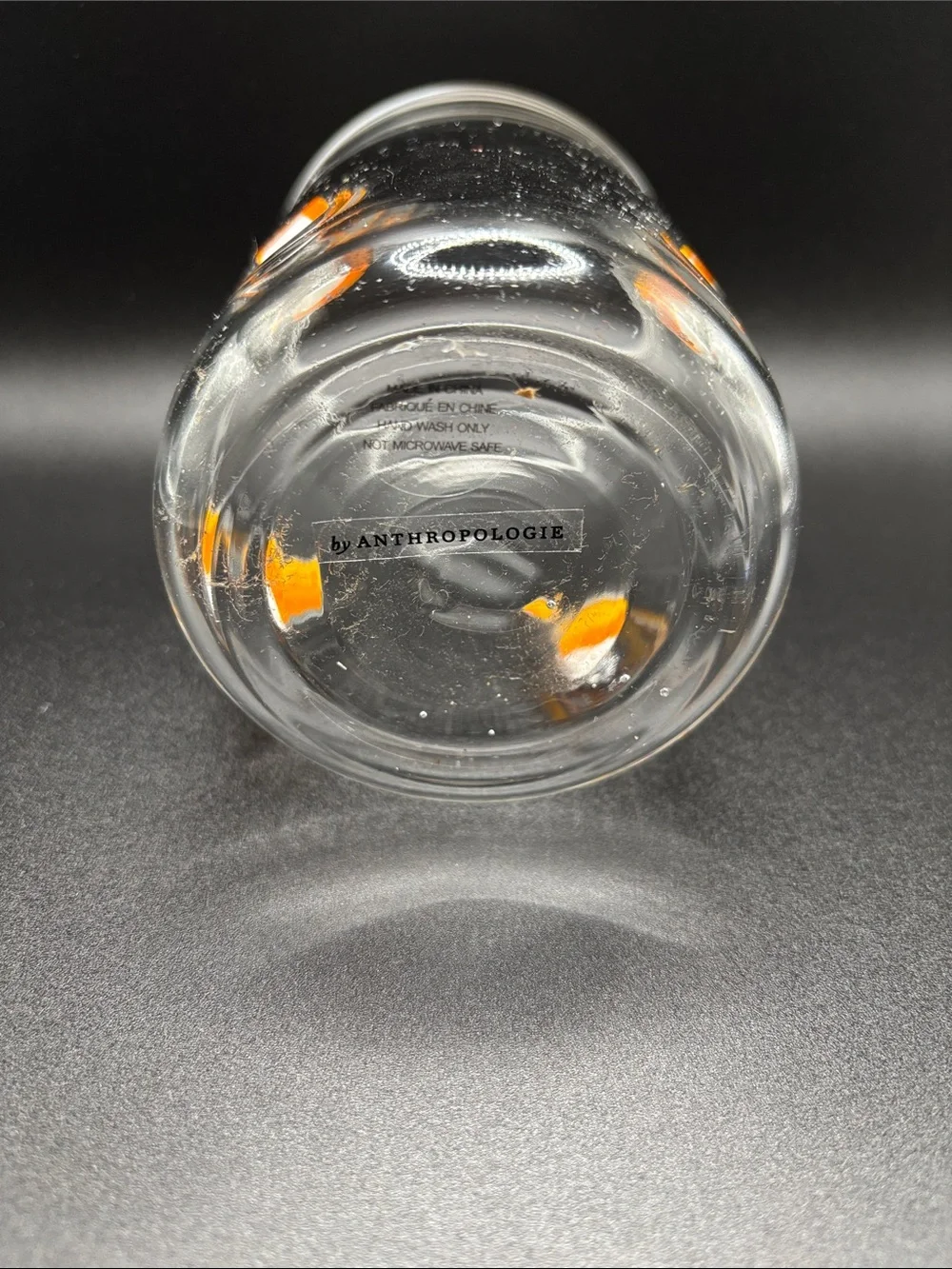 NEW Anthropologie Candy Corn Icon Juice Glass